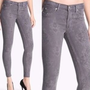 Womens Hudson Nico Super Skinny Jean Pebble Lace
